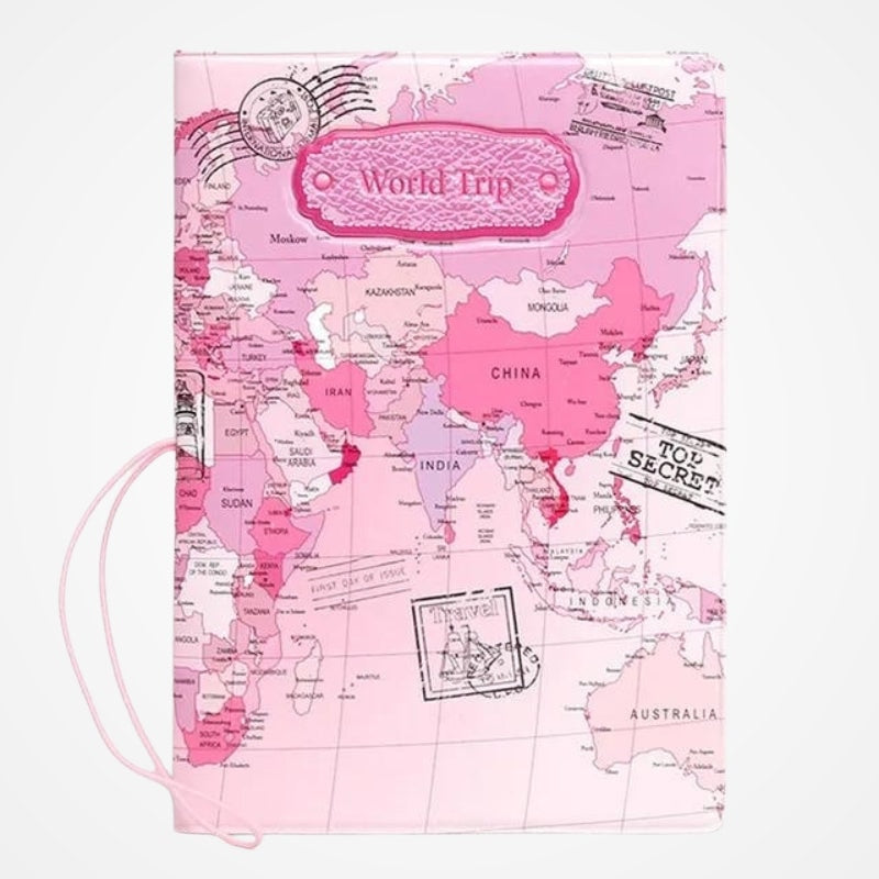 Une - Protège Passeport Carte Du Monde - vue 11
