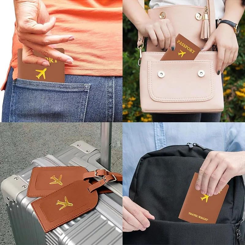Protège Passeport Et Etiquette Valise - vue 6