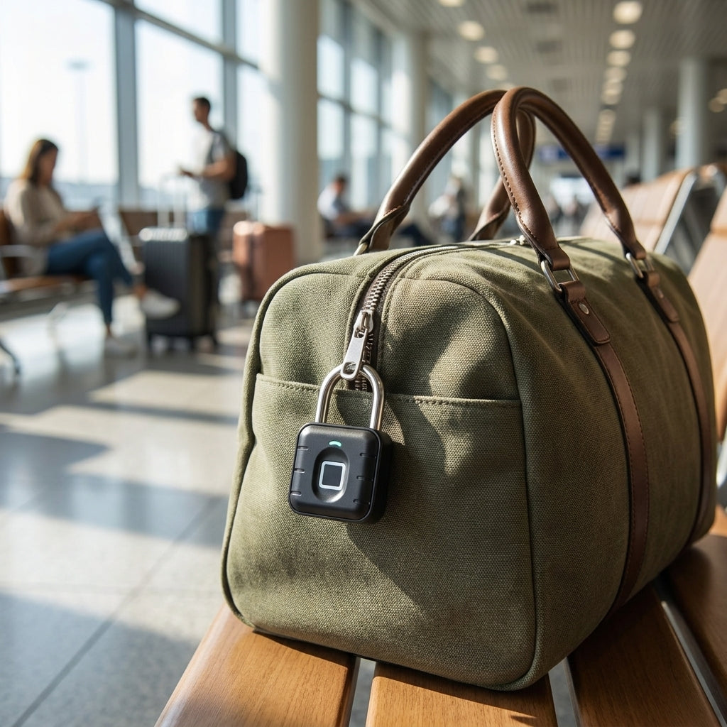 Zéphyr - Cadenas Connecté Bluetooth à Empreinte Digitale