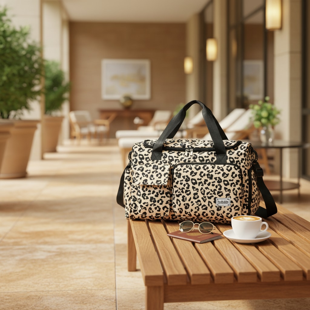 Soléa - Sac de Voyage Léopard Femme - vue 18