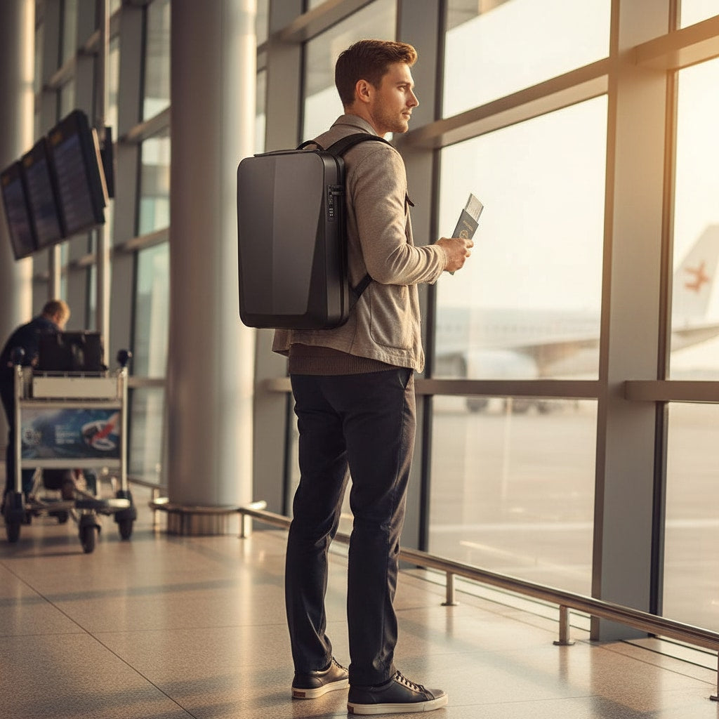 Sac À Dos Antivol Homme - en voyage