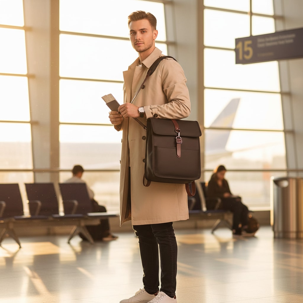 Sac À Dos Avec Poche Ordinateur - en voyage