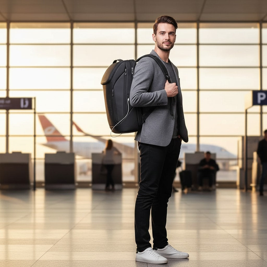 Sac À Dos Cabine Avec Port USB Intégré - en voyage