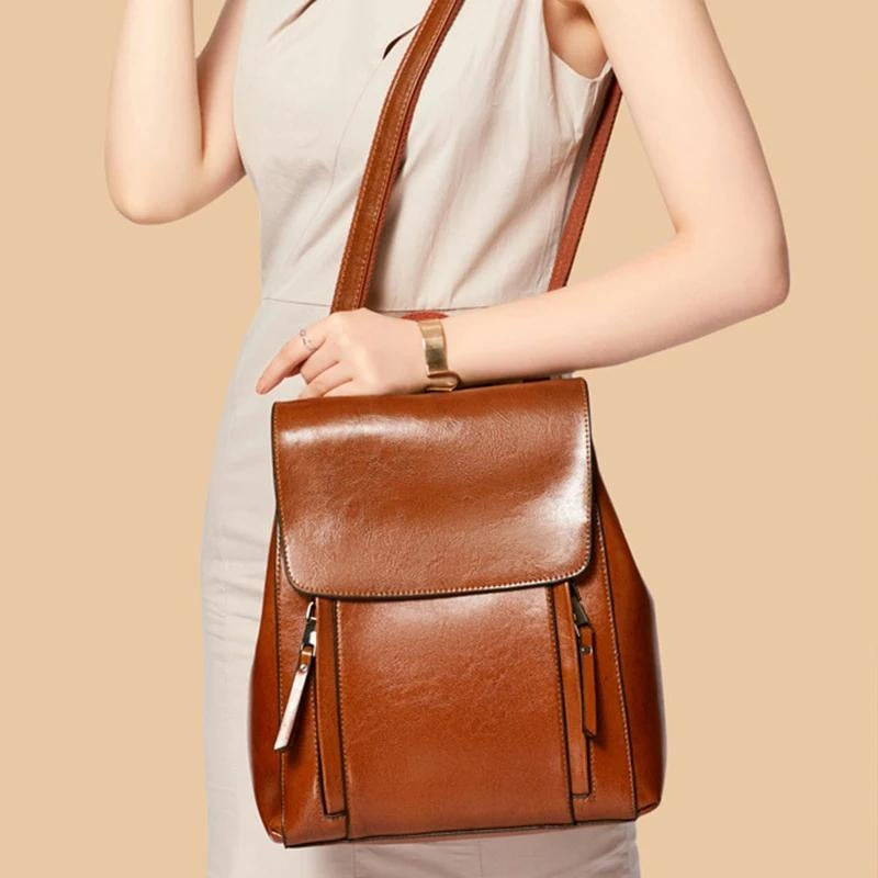 Heritage - Petit Sac À Dos En Cuir Femme - vue 4