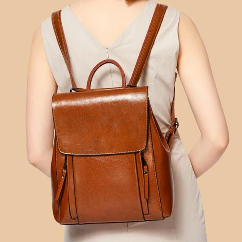 Heritage - Petit Sac À Dos En Cuir Femme - vue 3