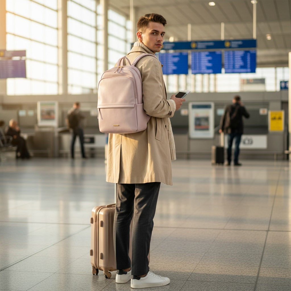 Sac À Dos Chic Pour Ordinateur 15 Pouces - en voyage