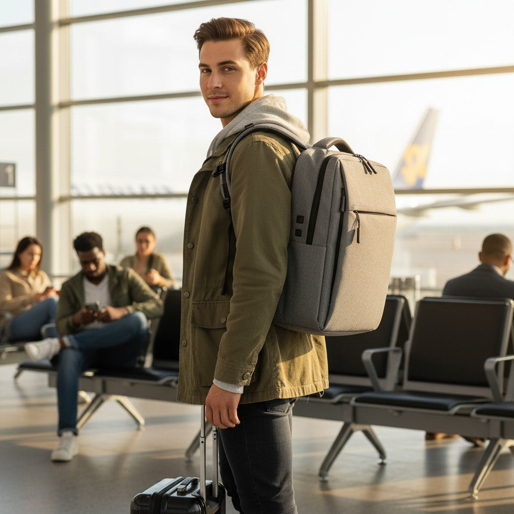 Sac À Dos Ordinateur 17 Pouces - en voyage