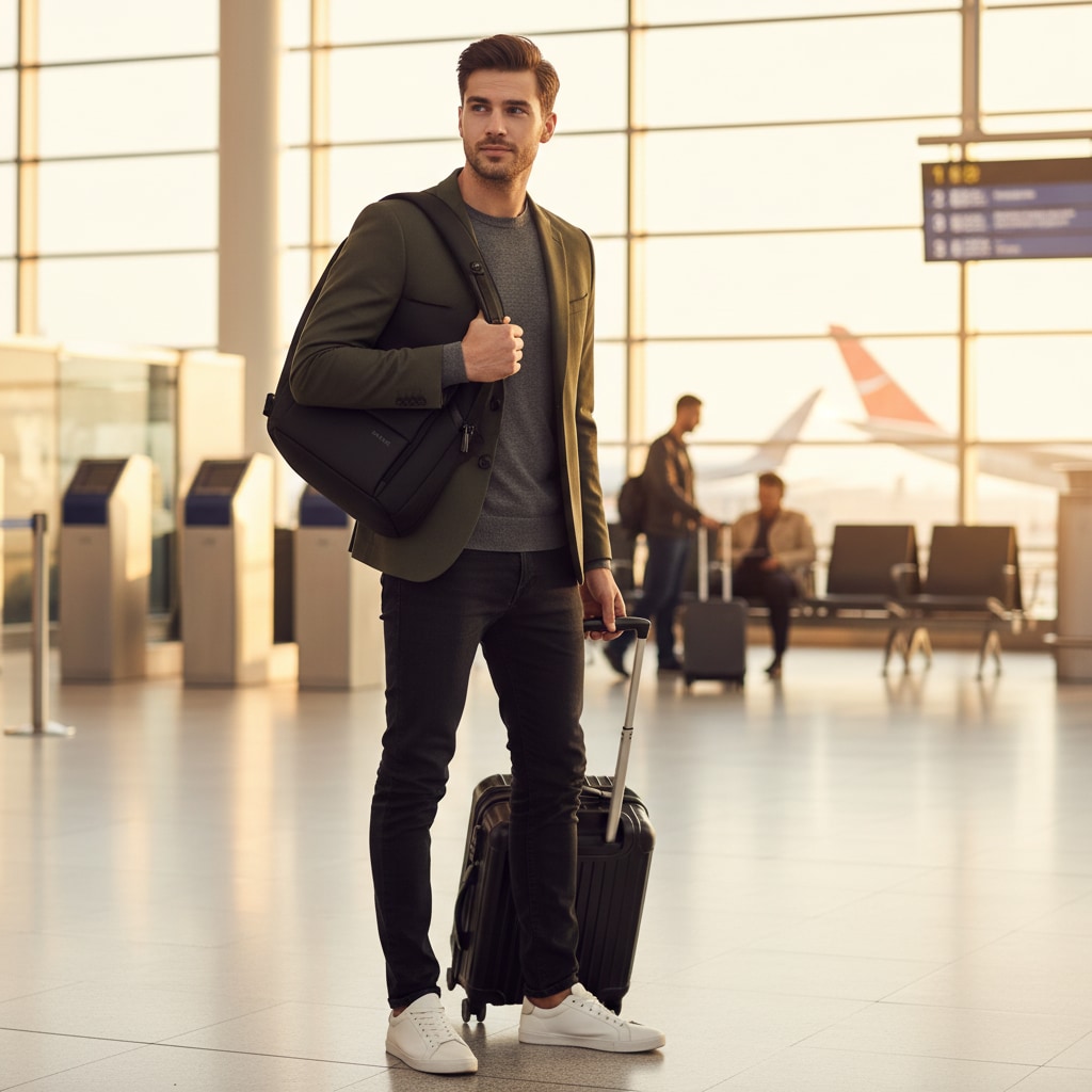 Unit - Sac À Dos Ordinateur Imperméable Pour Homme - en voyage