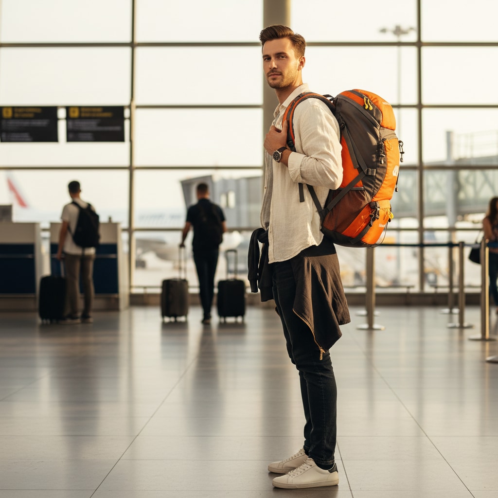 Leaf - Sac A Dos Randonnée 50 Litres - en voyage