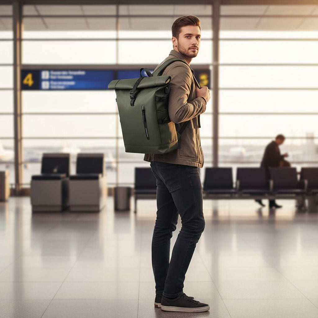 Slot - Sac À Dos Roll Top Étanche - en voyage