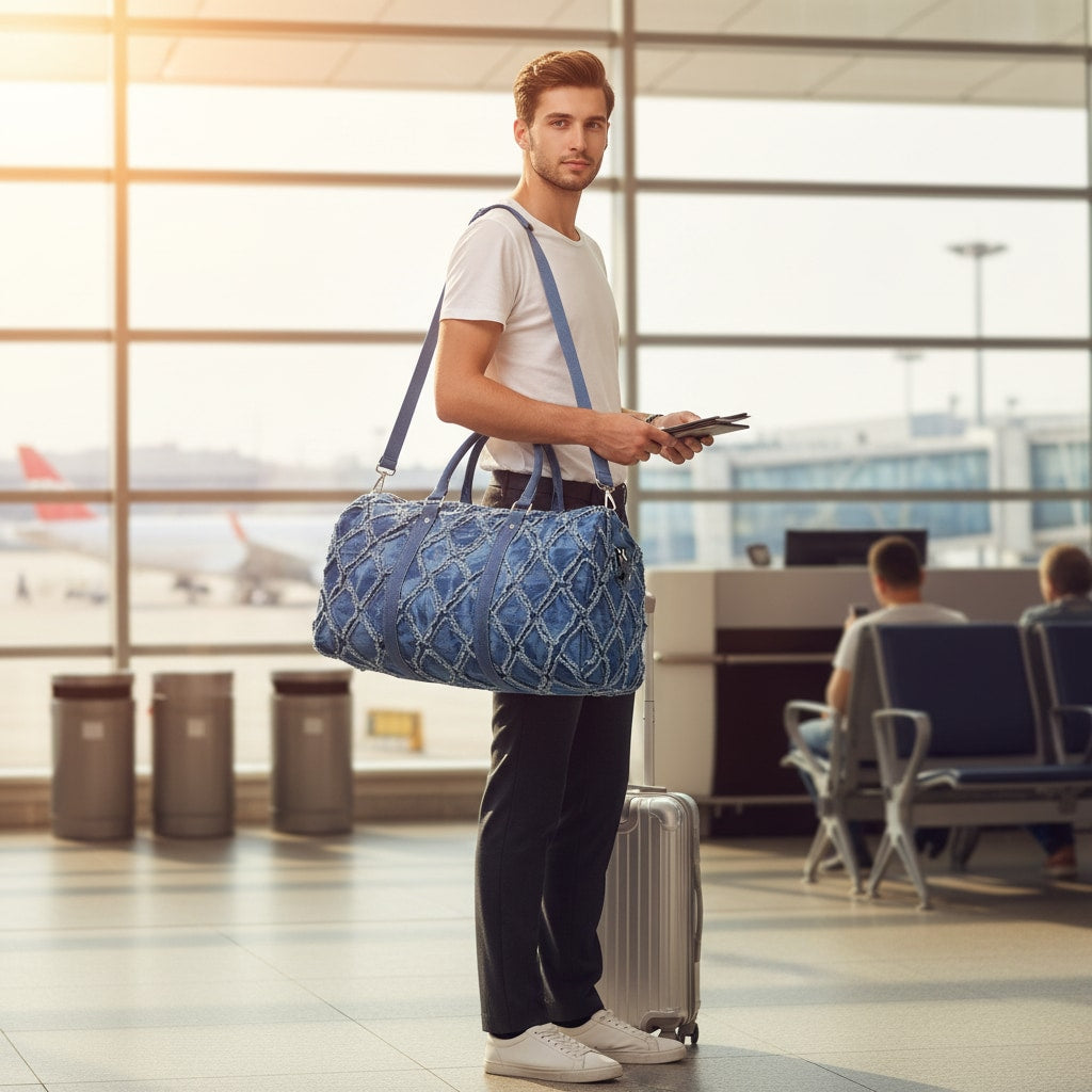 Sac Bandoulière Jean de Voyage - en voyage