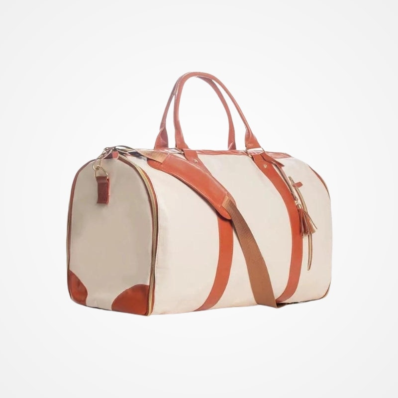 Ocre-2 - Sac de Voyage en Simili Femme