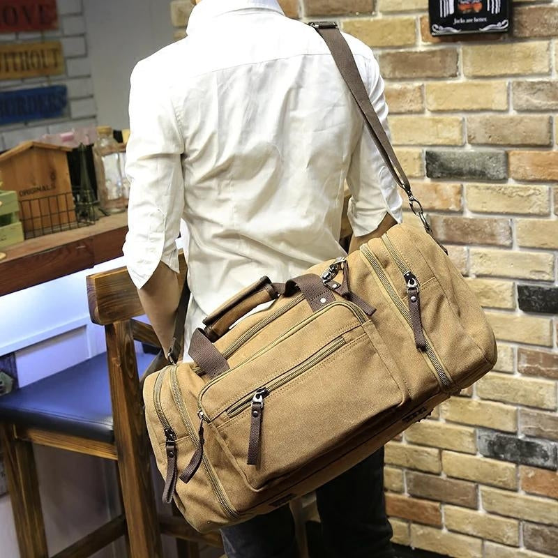 sac de voyage en toile pour homme