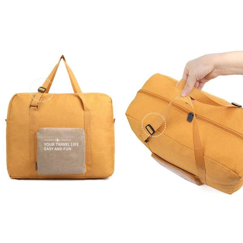 sac de voyage pliable en tissu léger