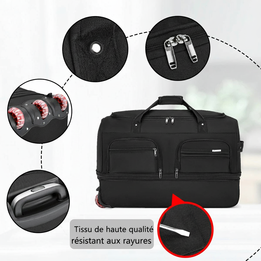 Nomade - Sac De Voyage À Roulettes 50 Litres - vue 4
