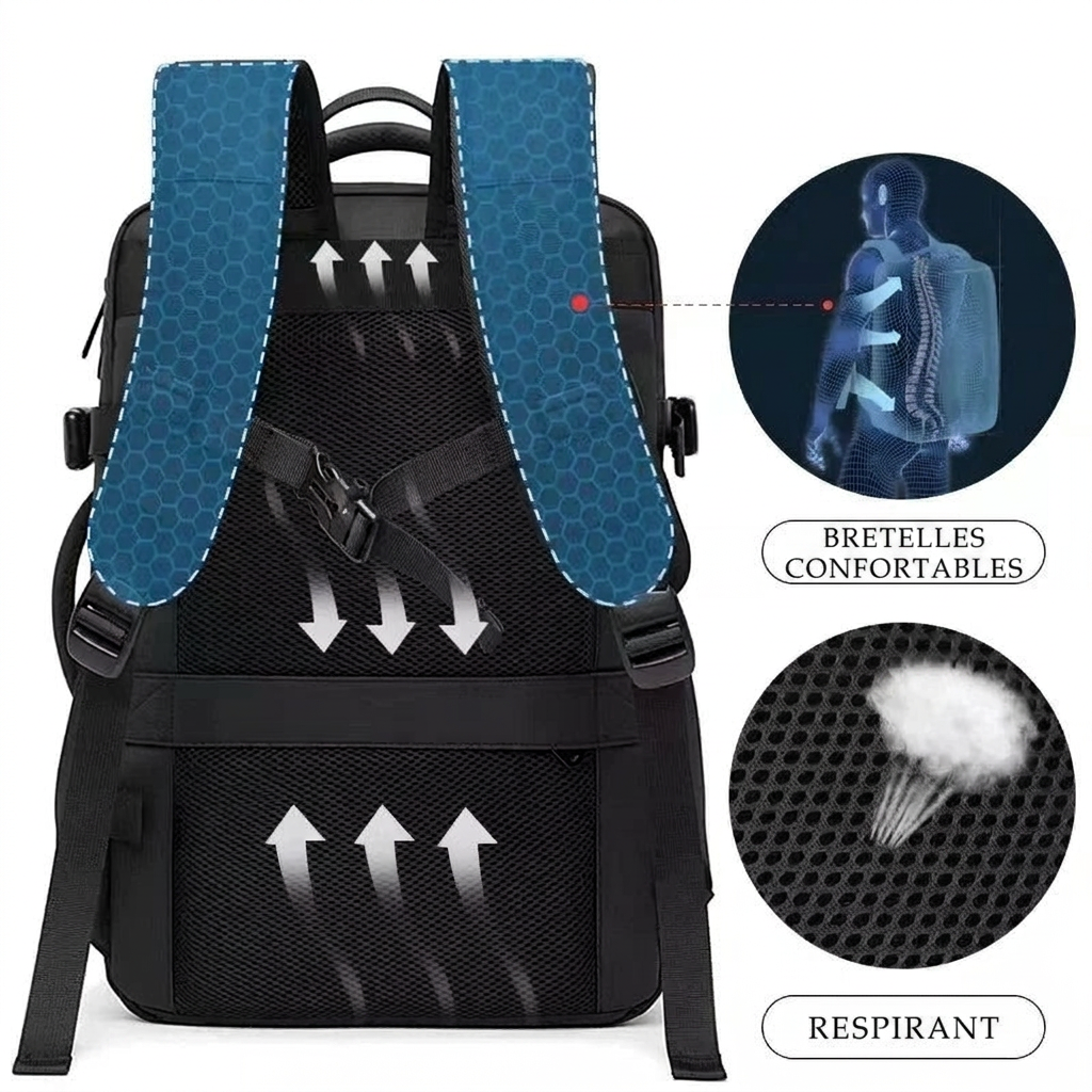 MIZAR - Sac À Dos Extensible De Voyage