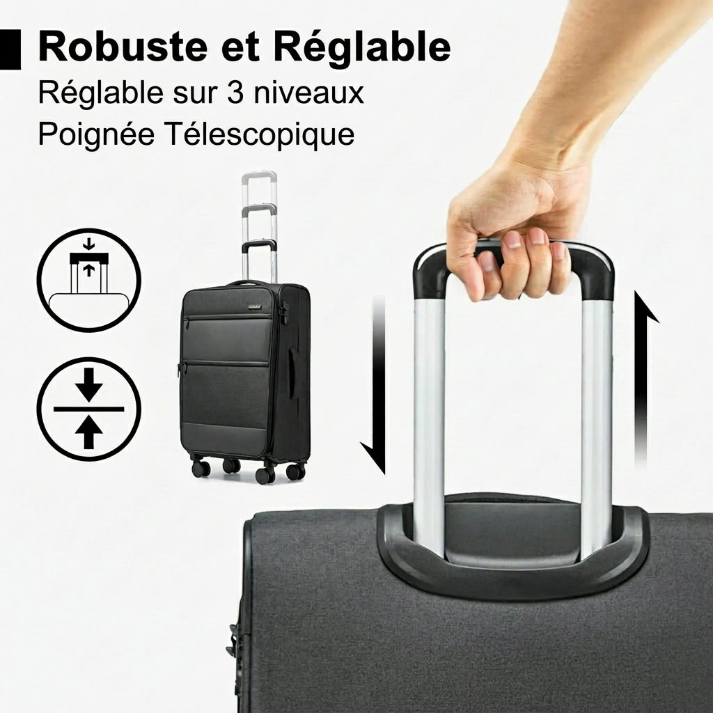 Escale - Valise Cabine Souple - vue 10