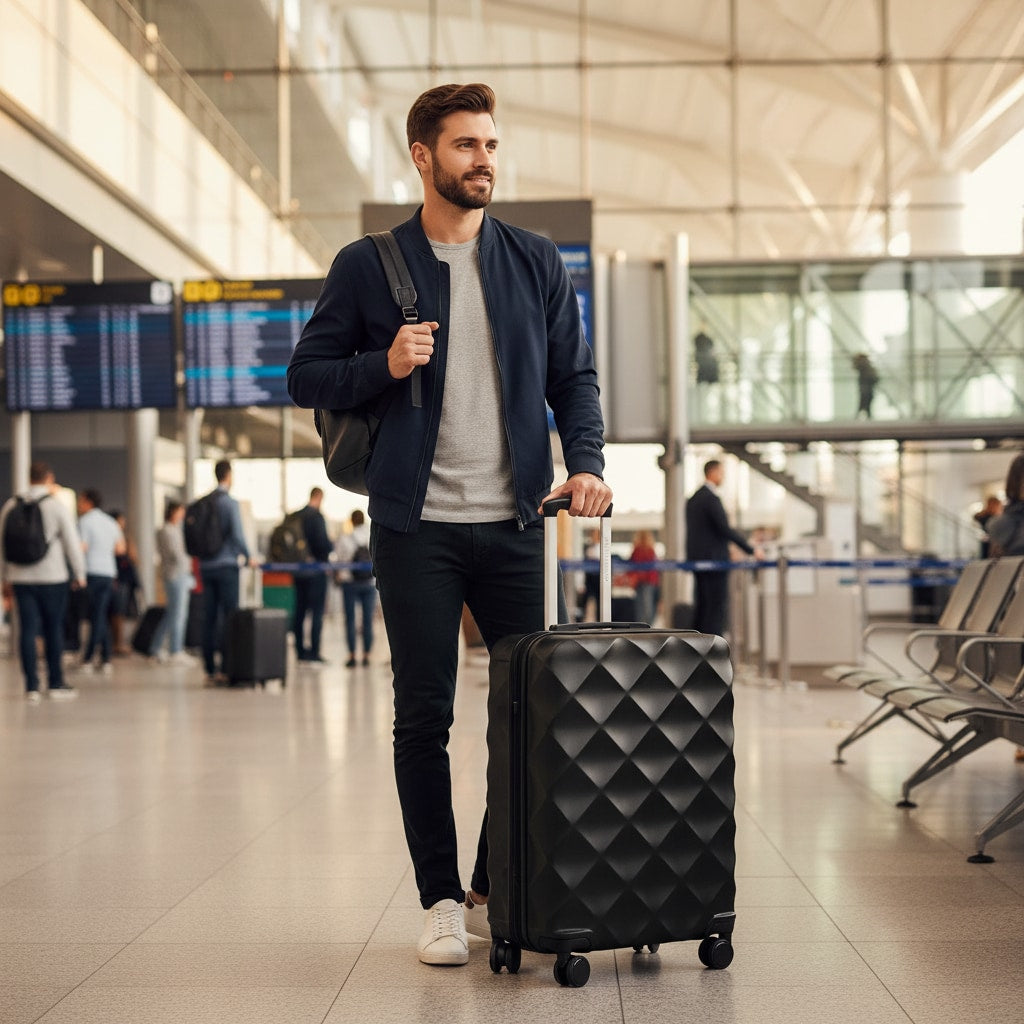 Valise Soute Transavia - en voyage