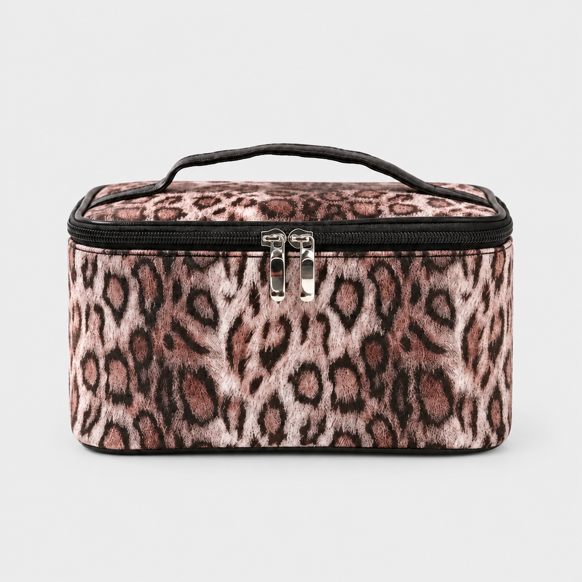 PARDORA – Vanity maquillage léopard en PU – Léopard marron