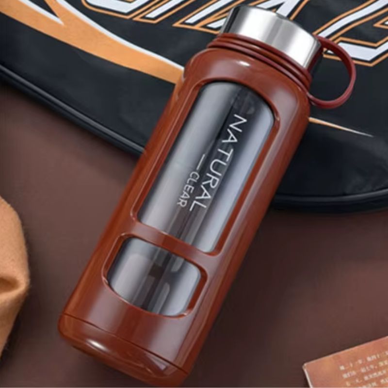 bouteille en verre gourde