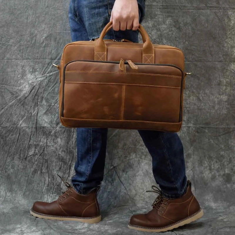Heritage - Sacoche en Cuir Luxueuse pour Homme - vue 3