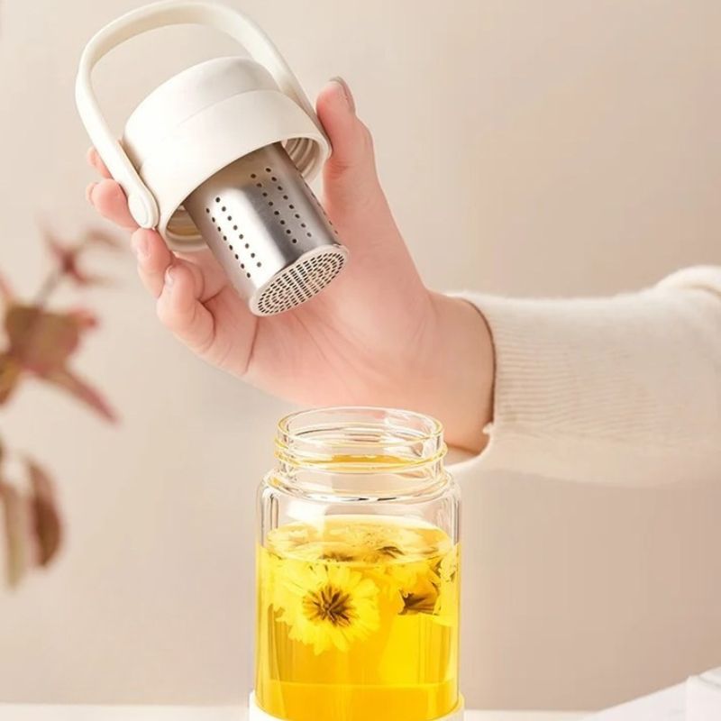 Gourde Verre Infuseur