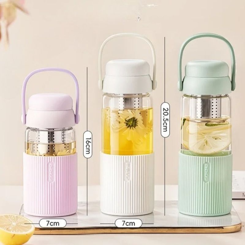 Gourde Verre Infuseur