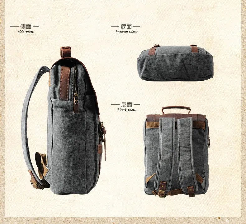 Heritage - Sac À Dos Homme Vintage - vue 7