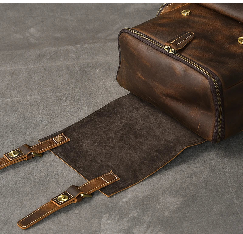 Heritage - Sac À Dos En Cuir Vintage - vue 13