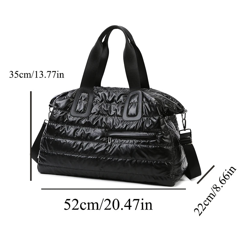 Soléa - Sac de Voyage Bandoulière Matelassé Femme - vue 7