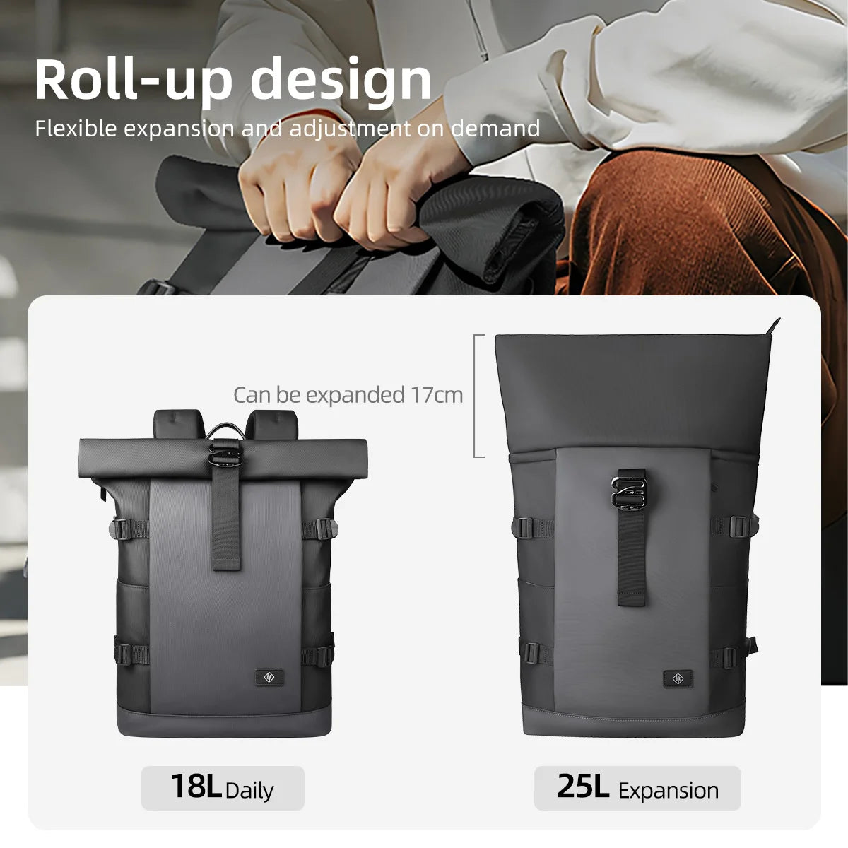 Nomade - Sac À Dos Roll Up - vue 5