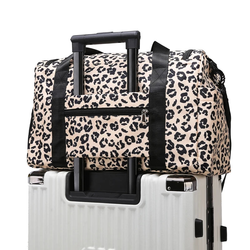 Soléa - Sac de Voyage Léopard Femme - vue 16