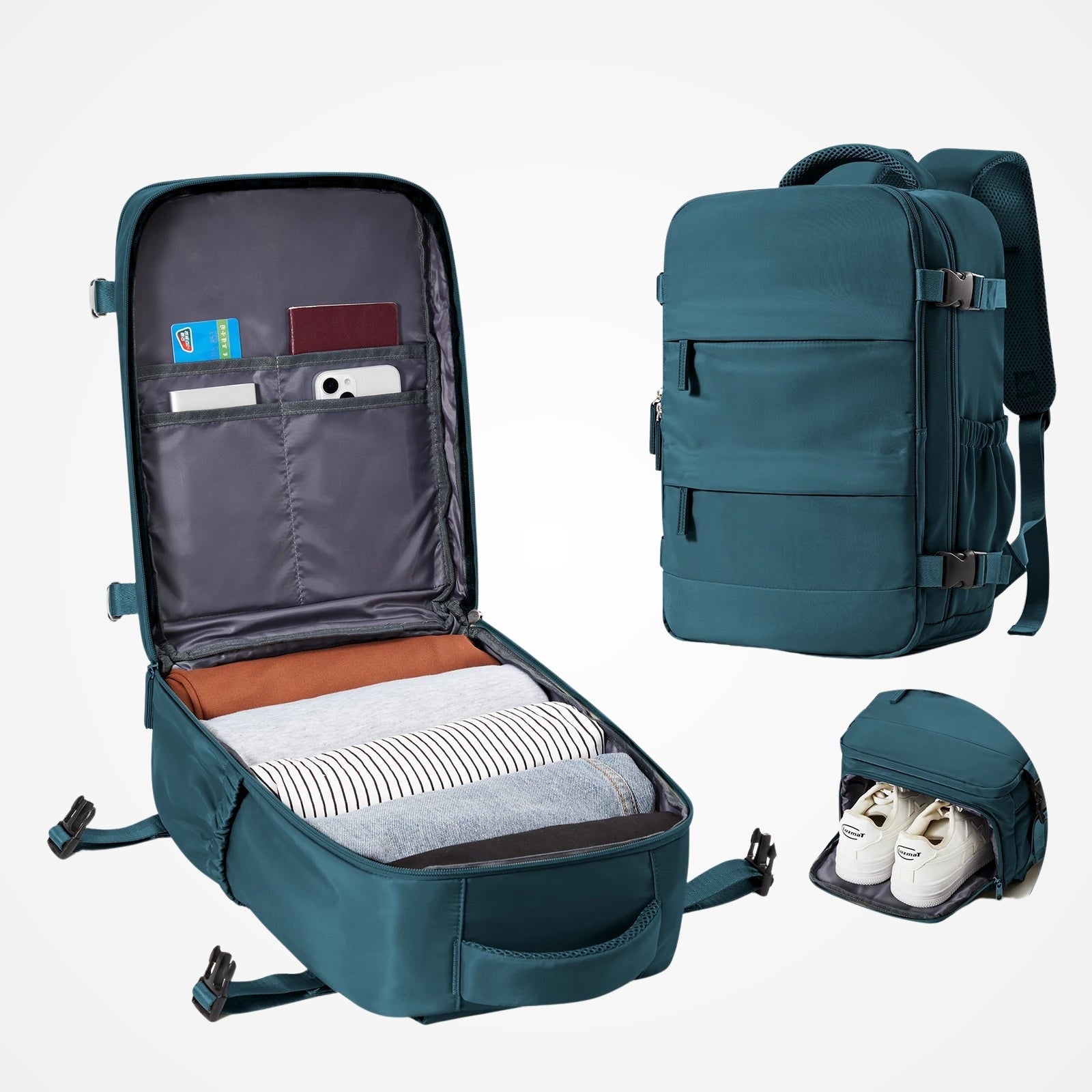 Escale - Sac à dos cabine avion 40x20x25 Ryanair - vue 8