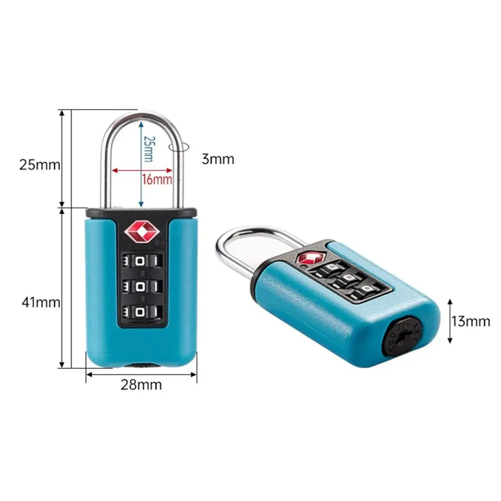 Zéphyr - Mini Cadenas à Code 3 Chiffres Sécurisé