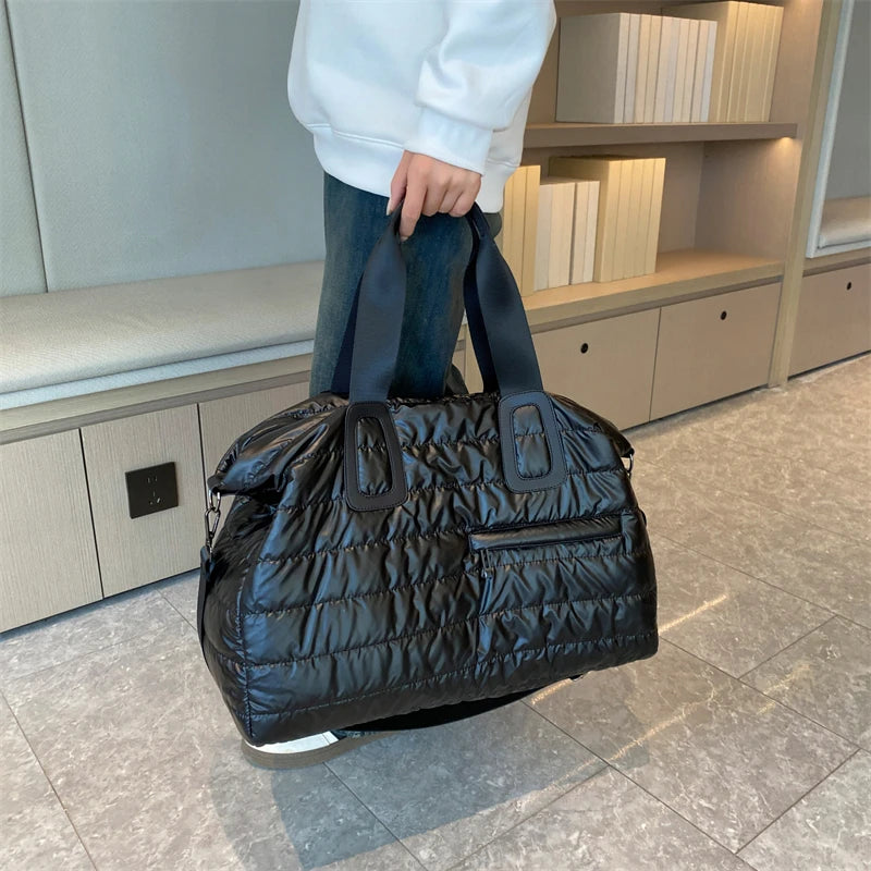 Soléa - Sac de Voyage Bandoulière Matelassé Femme - vue 9