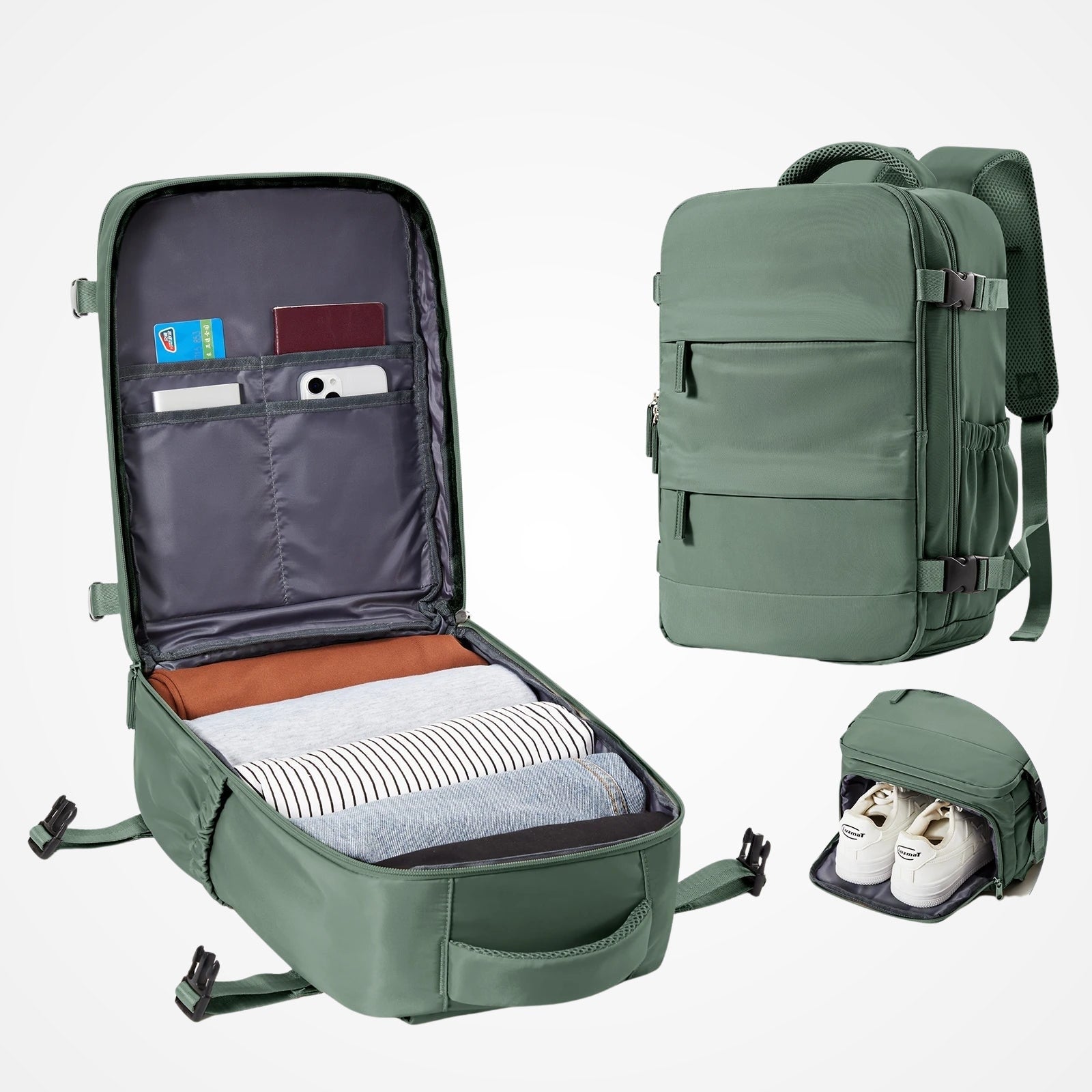 Escale - Sac à dos cabine avion 40x20x25 Ryanair - vue 7