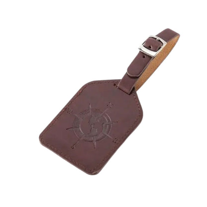 etiquette valise en cuir