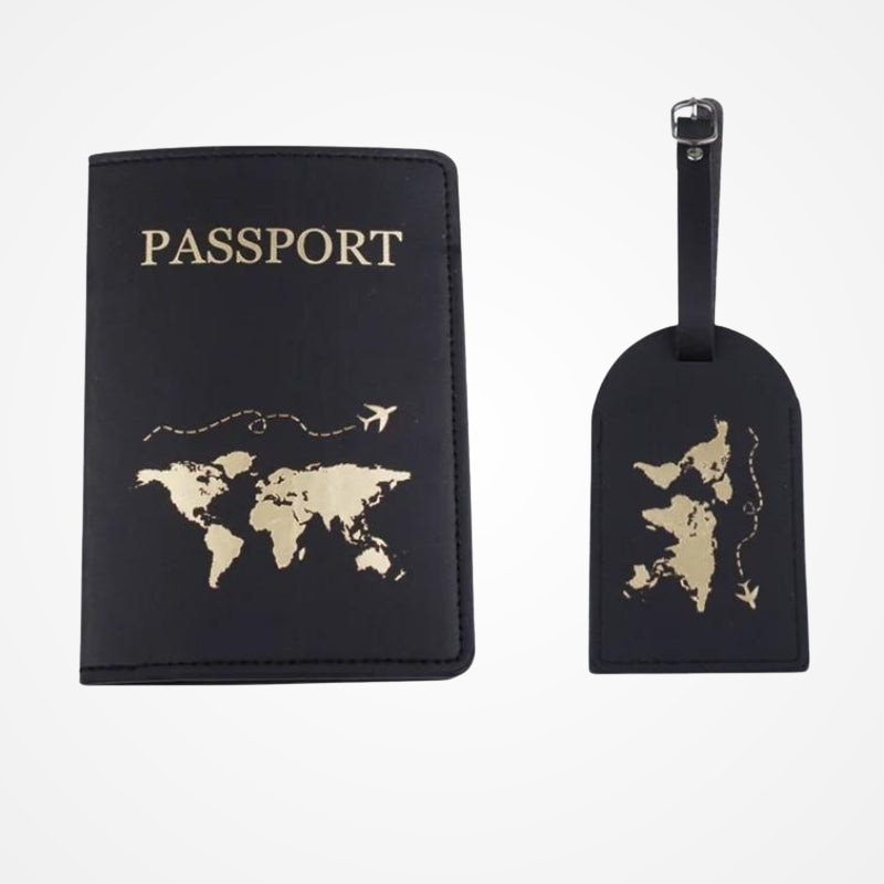 Pack - Etiquette Bagage Et Etui Passeport - vue 3