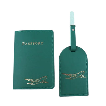 etiquette bagage cuir