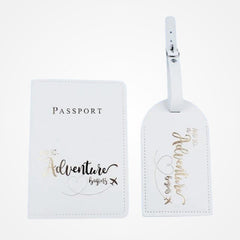 Pack - Etiquette Bagage Et Etui Passeport