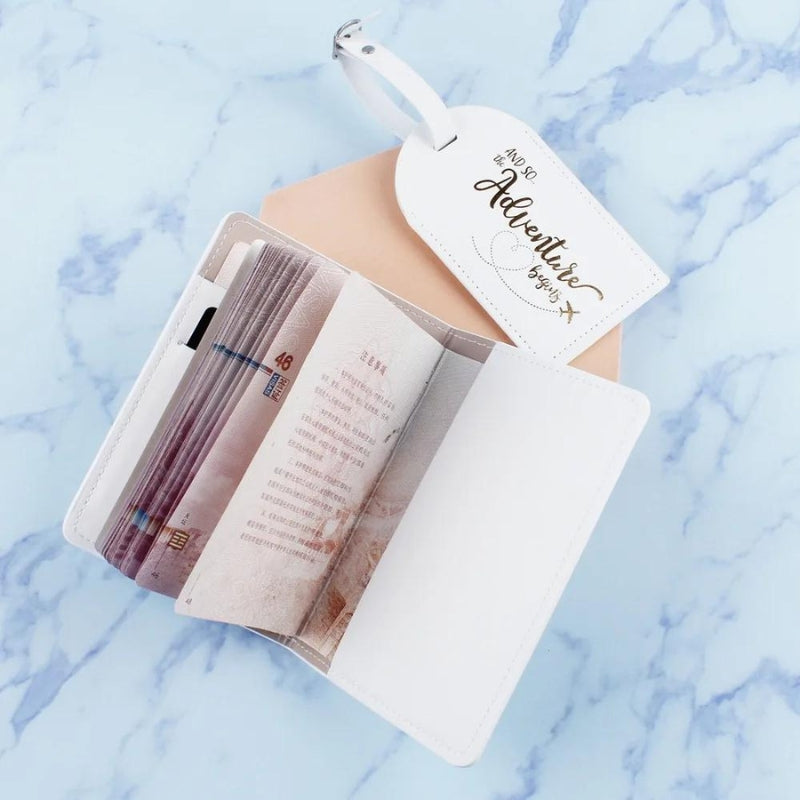 Etiquette Bagage Et Etui Passeport