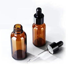 Flacon Pipette Verre Ambré 30ml pour Sérums & Huiles | Le Sac du Voyageur