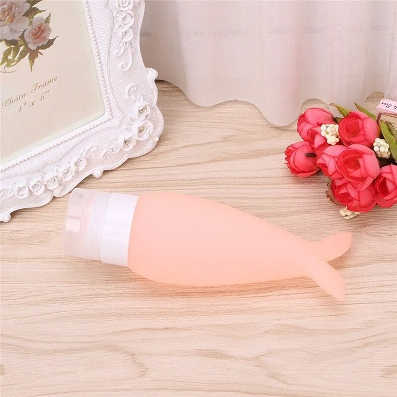flacon de voyage en silicone pour cosmétiques