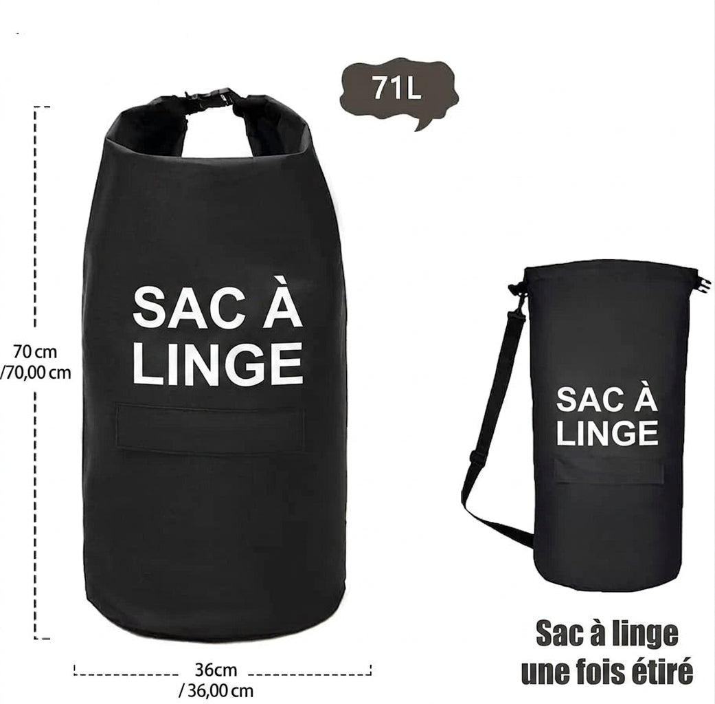 Zéphyr - Sac à Linge de Voyage Imperméable 71L