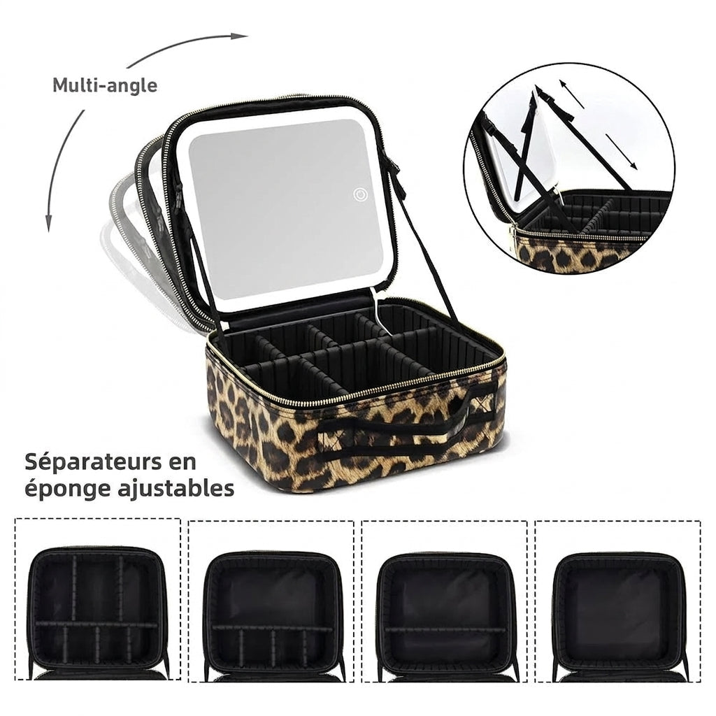 AGLAIA - Trousse de Maquillage Lumineuse Nomade