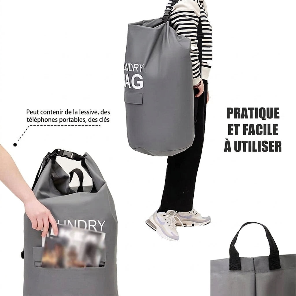 Zéphyr - Sac à Linge de Voyage Imperméable 71L