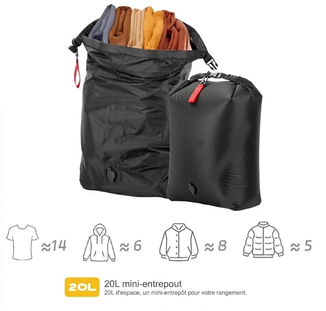 Zéphyr - Sac de Compression Étanche Grande Capacité