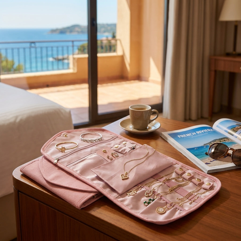 Alizé - Pochette de Voyage pour Bijoux Ajustable