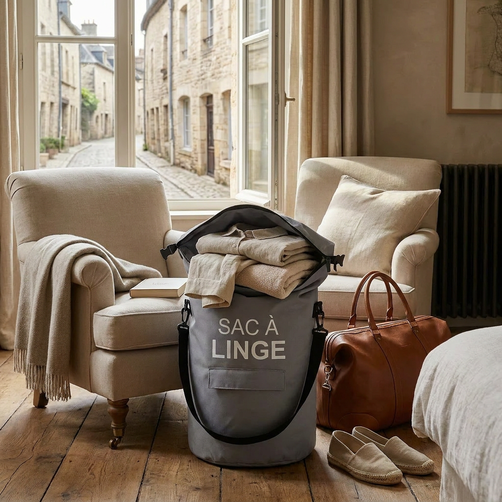 Zéphyr - Sac à Linge de Voyage Imperméable 71L