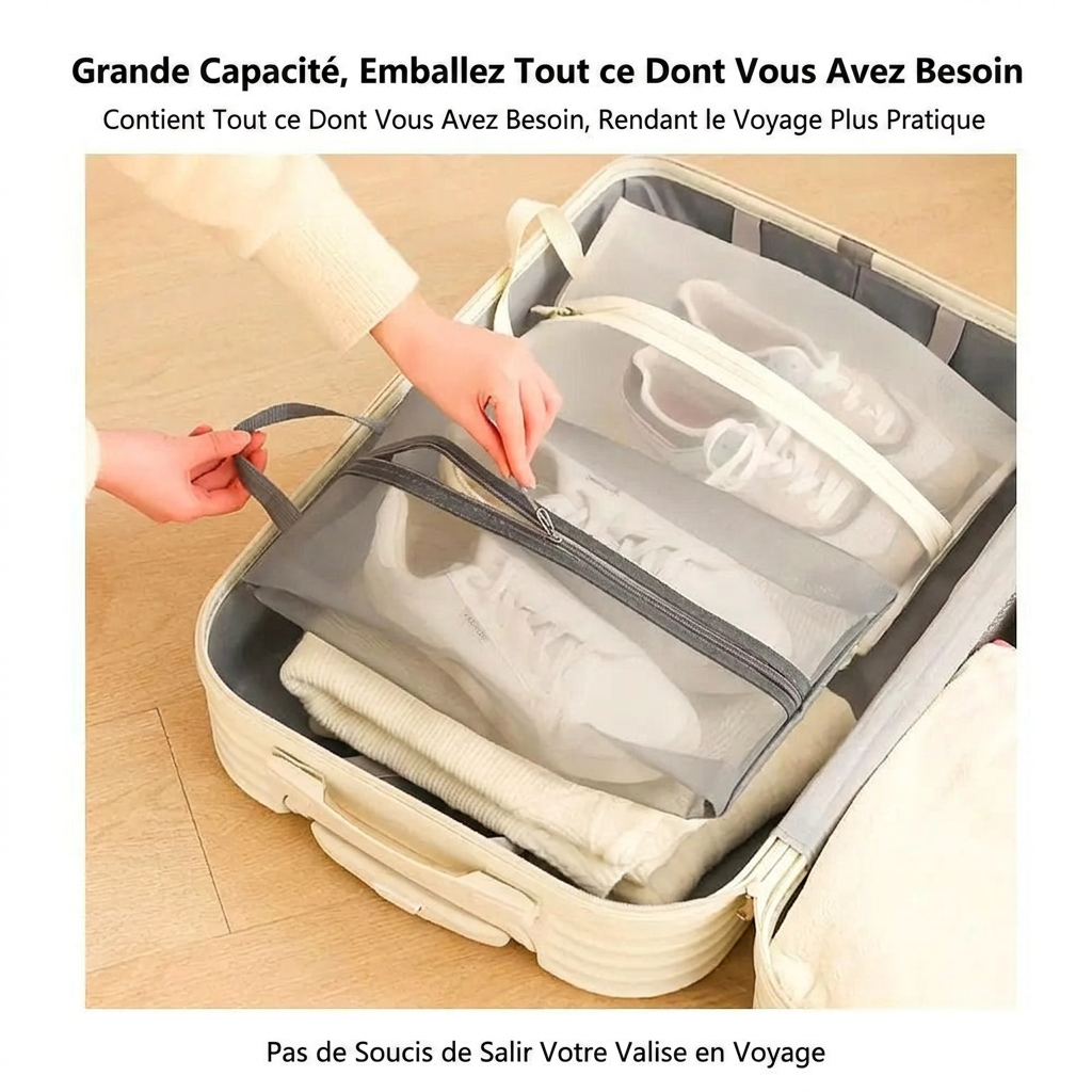 Zéphyr - Sac à Chaussures Léger et Respirant